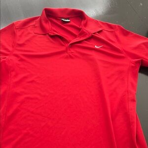 Nike Red Performance Polo Shirt